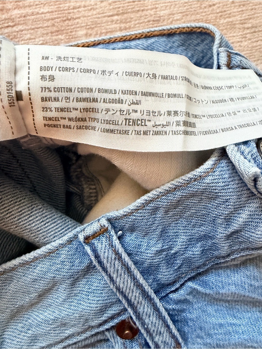 Abercrombie Jeans Wide Leg Soft 27 Short - Picture 5 of 7